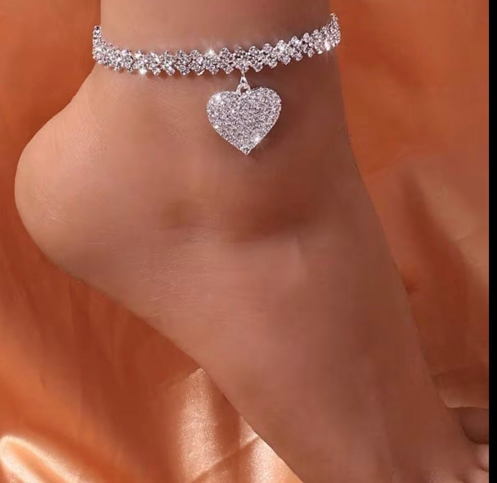 Crushed Heart Anklet