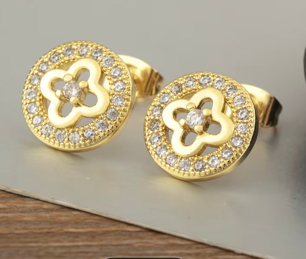 Flower Stud Earrings