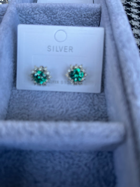 Green Moissanite Earrings