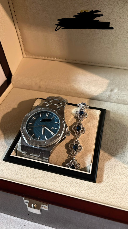 Blue Luxury Watch