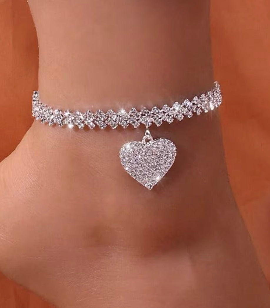 Crushed Heart Anklet