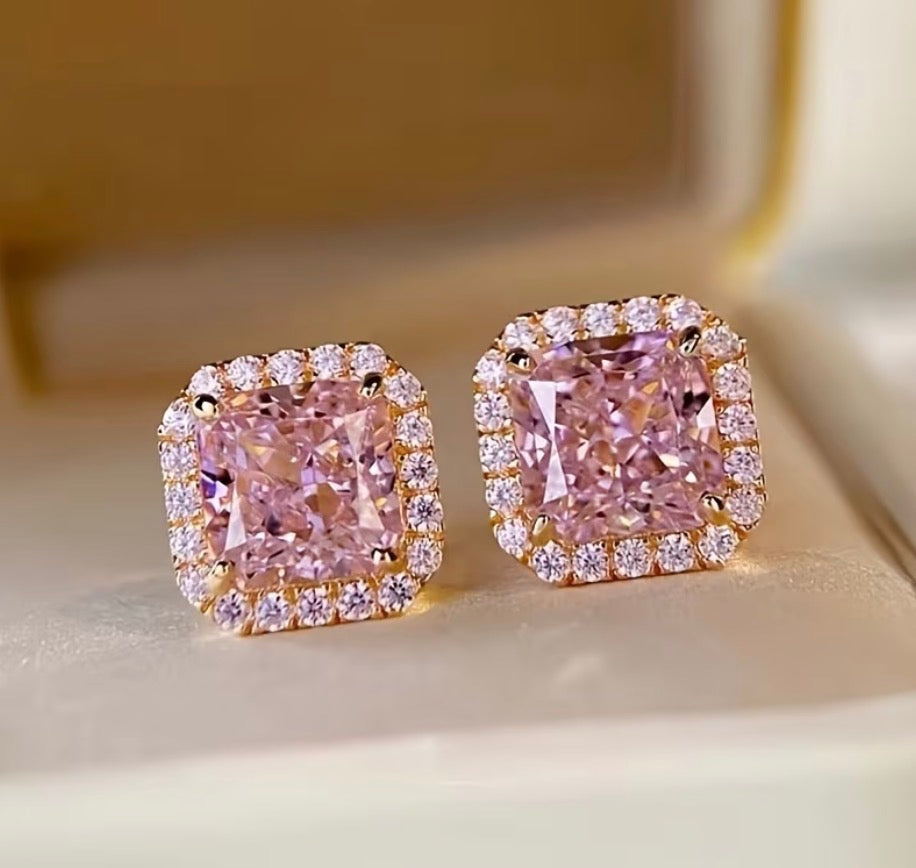 Champagne Pink Earrings