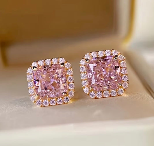 Champagne Pink Earrings
